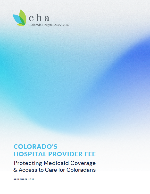 Cover of Colorado’s Hospital Provider Fee report