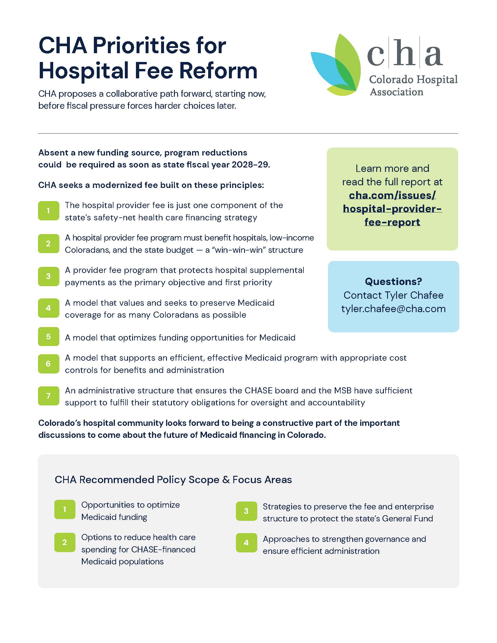 Priorities for HPF Reform fact sheet preview